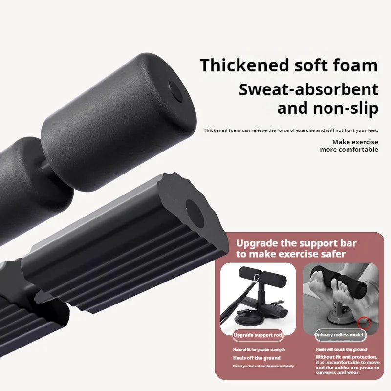 Ab Training Auxiliary Device, Ab Trainer Auxiliary Machine with Bands, Multi-Functional Adjustable Ab Trainer Equipment, Ab Trainer Auxiliary Equipment for Home & Gym