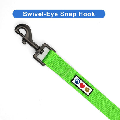 6 FT Solid Color Leash Puppy Leash Dog Leash Comfortable Handle Dog Training Leash 6 Ft Dog Leash Medium Dog Leash/Large Dog Leash Green Dog Leash