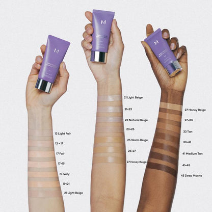 [MISSHA Official] M Perfect Cover Serum BB Cream (35Ml) - Bifida Ferment Lysate Serum-Infused BB Cream for Anti-Aging Skin Rejuvenation, Skin Tint, Tinted Moisturizer, Skin Care Foundation Makeup,Superfood Complex,Glass Skin Cardibb OGBB Purplebb