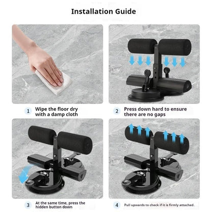 Ab Training Auxiliary Device, Ab Trainer Auxiliary Machine with Bands, Multi-Functional Adjustable Ab Trainer Equipment, Ab Trainer Auxiliary Equipment for Home & Gym